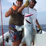 Fabrice & Patrice with a giant trevally