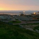 Sunset over Rosslare Harbour